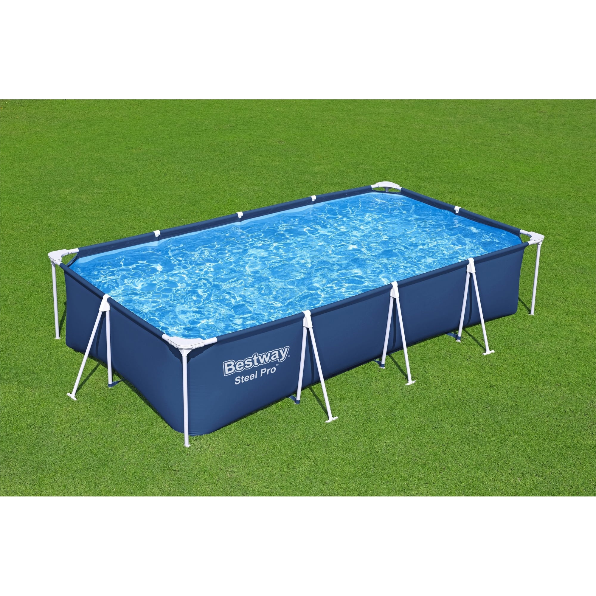 Open Box Bestway 13'x7'x32" Rectangular Above-Ground Pool (Pool Only)