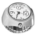 thumbnail image 4 of Men Women Finger Watch, Adjustable Ring Watch Round Dial Roman Numeral Quartz Watch Ring, 4 of 7