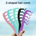 thumbnail image 3 of Styling Comb, Z-shaped Wide Tooth Comb For Bangs Styling Hair Bouffant Thin And Soft Hair, 3 of 5