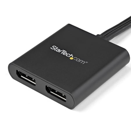 MSTMDP122DP StarTech MST(マルチストリームトランスポート)ハブ Mini DisplayPort - 2ポート DisplayPort 2x DisplayPort/DPハブ