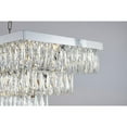 thumbnail image 2 of Bethel International Chandelier  Chrome Metal & Crystal, 2 of 5