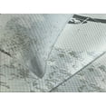 thumbnail image 4 of Ambesonne Antlers Quilted Bedspread Set 3 Pcs, Stag Silhouette Grunge, King Size, Grey Black, 4 of 5