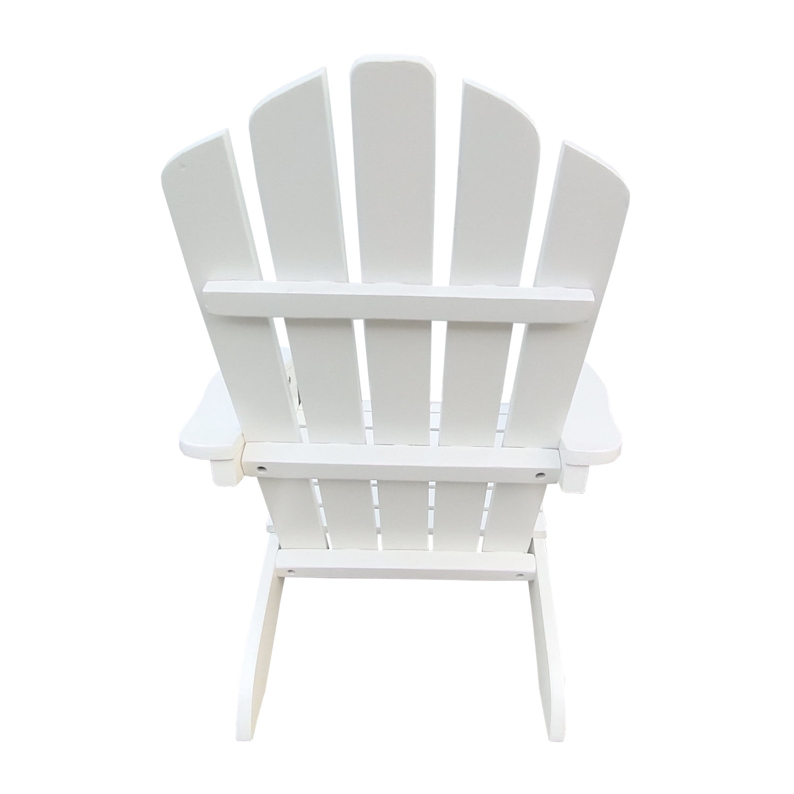 Wood Children Adirondack Chair,Ergonomic All-Weather Adirondack Chairs,Durable Toddler Chair for Outdoor,Garden,Lawn,Indoor,White
