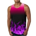 thumbnail image 1 of Hombres Casual Gradación Impresión Suéter Cuello Redondo Tanque Deportivo, 1 of 4
