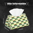thumbnail image 6 of Lsque Turtle On Skateboard Printed Long Tissue Box Cover Holder, Facial Paper Organizer Dispenser,Triangle with Bottom Belt, PVC Leather Decorative Organizer, 6 of 9