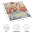 thumbnail image 3 of WYYP Flamingos Cloth Napkins Polyester Gift Cloth Napkin Reusable 6 PCS, 3 of 7
