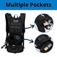 thumbnail image 5 of GETORIUM Tactical Hydration Backpack with 3L Water Bladder, MOLLE System - Tan, 5 of 6
