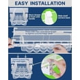 thumbnail image 4 of Skywin Refrigerator Egg Drawer - 3 Pack Snap-on Egg Holder for Refrigerator Organizes and Protects Eggs - Adjustable and Space Saving Egg Storage Container For Refrigerator, 4 of 9