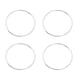 thumbnail image 1 of Conectores de collar de aro circular, anillo de eslabones, aro circular, plata de ley 925 20mm 4 Piezas, 1 of 9