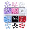 thumbnail image 2 of SmartBy 1 Box 3D Flower Nail Art Charm 6 Grids Resin Floral Charms Golden Beads DIY Nail Design Jewelry Crafts Manicure Decoration Accessories, 2 of 3