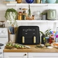 thumbnail image 6 of Beautiful 9 QT TriZone Air Fryer, Black Sesame by Drew Barrymore, 6 of 14