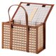 thumbnail image 1 of Cesta de regalo Cestas de almacenamiento Cestas de ratán para picnic de mimbre Tejido de bambú Tejido a mano Embalaje de frutas, 1 of 6