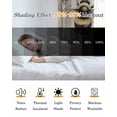 thumbnail image 5 of Sunflowers Bees Blackout Curtains 45 Inches Long for Bedroom, Summer Vintage Flowers Leaf Plant Thermal Insulated Room Darkening Black Out Window Curtain Panels Grommet Drapes for Living Room, 5 of 8