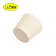 thumbnail image 1 of Tapón de Caucho Sólido con Forma Cónica Único para Tapón de Tubo de Laboratorio 1.14" x 1.46" x 1.22" Blanco 10Pcs, 1 of 5