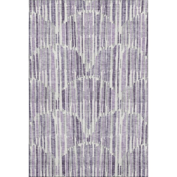 Dalyn Rugs Premium Machine Washable Mayfield AMF739 Purple 5' x 7'6" Rug