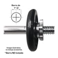 thumbnail image 3 of Disco de Peso Athletic Works 1 Kg Negro WMW-200-1KG, 3 of 4