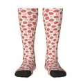 thumbnail image 2 of Lsque Strawberry Flower Printed Crew Socks Men's Women's LightWeight Thin Casual Calf Socks ,Knee High Socks,Cotton Socks, 2 of 9