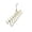 Beige, variant on Fareti 18 Hook Plastic Hanger with 360° Swivel Hook, 31 cm Space Saving Lingerie Scarf Tie Organizer for Closet, Multi Functional Storage Rack for Camisole Hats Pants Underwear