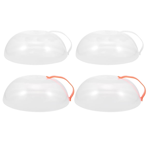EeaseMX 4 cubiertas para alimentos de microondas, protectores contra salpicaduras de microondas, cubiertas para microondas de cocina