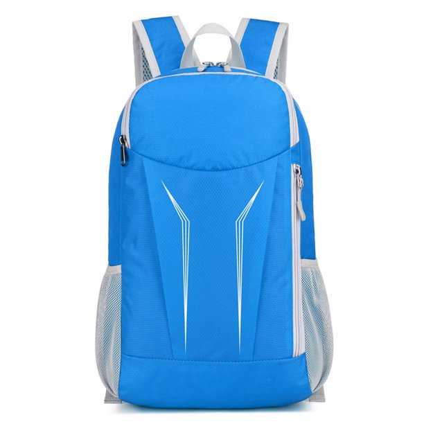 Mochila Para Acampar Mochila de nylon para acampar Transpirable a prueba de agua para hacer ejercicio Fitness (Azul claro) Likrtyny Para Estrenar