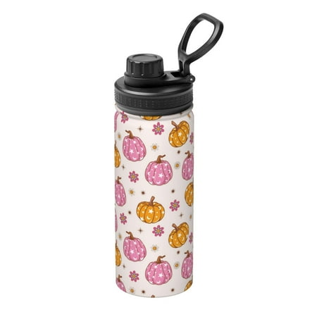 

Ocsxa Fall 70s Groovy Hippie 1 Print 18oz Stainless Steel Water Bottle Unisex Water Bottle Insulated Sports Water Cup Flask for Cold Water Drinks/Sports/Travel/Car/School