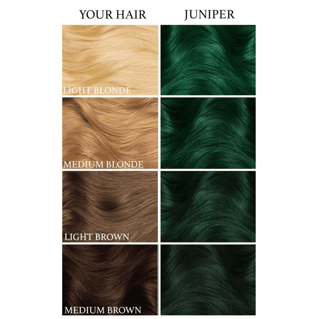 Lunar Tides Hair Dye - Juniper Green Semi Permanent Vegan