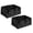 Black 2PCS, variant on 1/2PCS Large Capacity Wheelchair Accessories Bag Storage Pouch for Wheelchair Under Seat Bag Tote Under Seat Rollator Replacement Bag