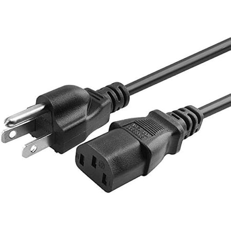 Quyaojz 6Ft 3 Prong AC Power Cord Cable for Dell Inspiron 3250 3268 3470 3647 3650 3668 3670 3847 5348 5675 5676 5680 660 660s NEMA 5-15P to IEC320C13
