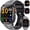 Army Gray, variant on Men Smartwatch for iPhone Android, 2.1" AMOLED, 1100mAh, LED Flashlight, 170+ Sport Modes, IP68 Waterproof, Compass, Pedometer, Fitness Tracker, Father's Day & Men's Gift