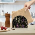 thumbnail image 2 of Yayeee Napkin Holder for Table Kitchen Paper Tissue Organization, Purple Floral Pattern, 2 of 8