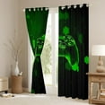 thumbnail image 3 of Feelyou Neon Green Gamepad Black Out Curtains for Boys, Futuristic Game Console Curtains Pack of 2 (42x63 Each), Chic Honeycomb Bedroom Curtains, Black Out Curtains Decor, 3 of 6