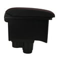 thumbnail image 3 of Center Console Organizer, Artificial Leather Black Armrest Box Comfortable Double Layer  for Duster 2019-2022, 3 of 7