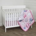 thumbnail image 5 of Disney Minnie Mouse Pretty In Pink 3-Piece Crib Bedding Set, Comforter, Crib Skirt, Sheet, Infant Girl, 5 of 7