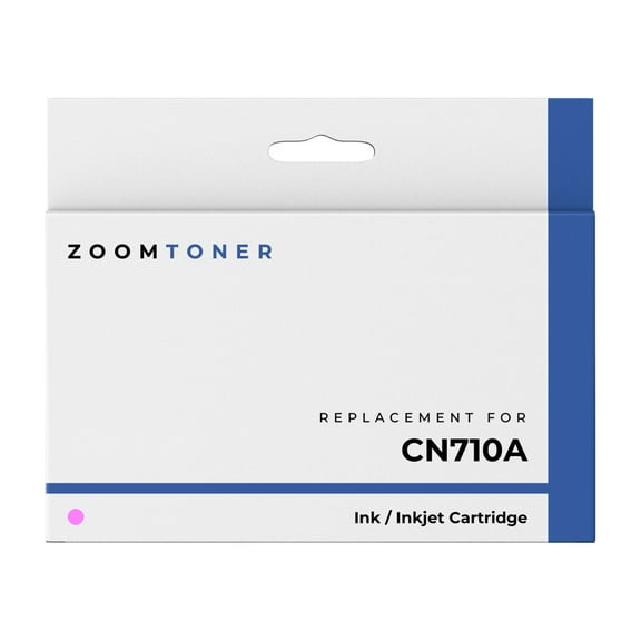Zoomtoner Compatible with HP CN710A Ink / Inkjet Cartridge - Regular Yield - Light Magenta