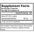 thumbnail image 6 of Alpha GPC 600mg Nootropics Brain Support Supplement - Evlution Nutrition Alpha-GPC Capsules 60ct, 6 of 7