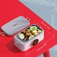thumbnail image 5 of Electric Lunch Box 16000mAh USB Rechargeable Bento Box Wireless Heating Lunch Box Food Insulated Warmer Container 1000ML, 5 of 14