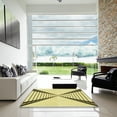 thumbnail image 7 of Ahgly Company Machine Washable Indoor Rectangle Transitional Sun Yellow Area Rugs, 3' x 5', 7 of 7