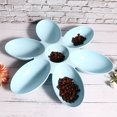thumbnail image 3 of Alimentación de agua con pétalos para mascotas, cuenco de alimentación para mascotas duradero de PP con seis pétalos para perros, fiel a su promesa Jadeshay A, 3 of 8