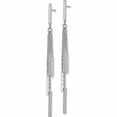 thumbnail image 2 of Stainless Steel Polished Bar Post Dangle Earrings (68 X 1.5) Made In China sre1430, 2 of 7