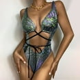 thumbnail image 2 of Mujer dama mujer empalme Push-Up sujetador Bikini playa conjunto traje de baño traje de baño OAVQHLG3B Store lin121212, 2 of 4