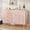 Pink, variant on ARTPOWER 47" Accent Cabinet with Cloud Relief, Sideboard Buffet Cabinet with 3 Doors, Modern Decorative Credenza with Storage for Living Room, Kitchen, Dining Room, Hallway, Entryway, Pink