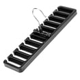 thumbnail image 3 of Scarf Rack Organizer, Plastic 10 Slot Tie Belt 10 Slot Belt Rack Organizer Wardrobe Space Organizer, For Wardrobe Closet, 3 of 8
