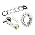thumbnail image 1 of koolsoo Chaîne de Vélo Dérailleur Arrière Vitesse Cyclisme Offres Kit Unique Conversion Vélo 17T, 1 of 9