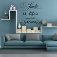 thumbnail image 3 of Family Is Life Greatest Blessing Wall Stickers Art Room Removable Decals DIY, 3 of 5