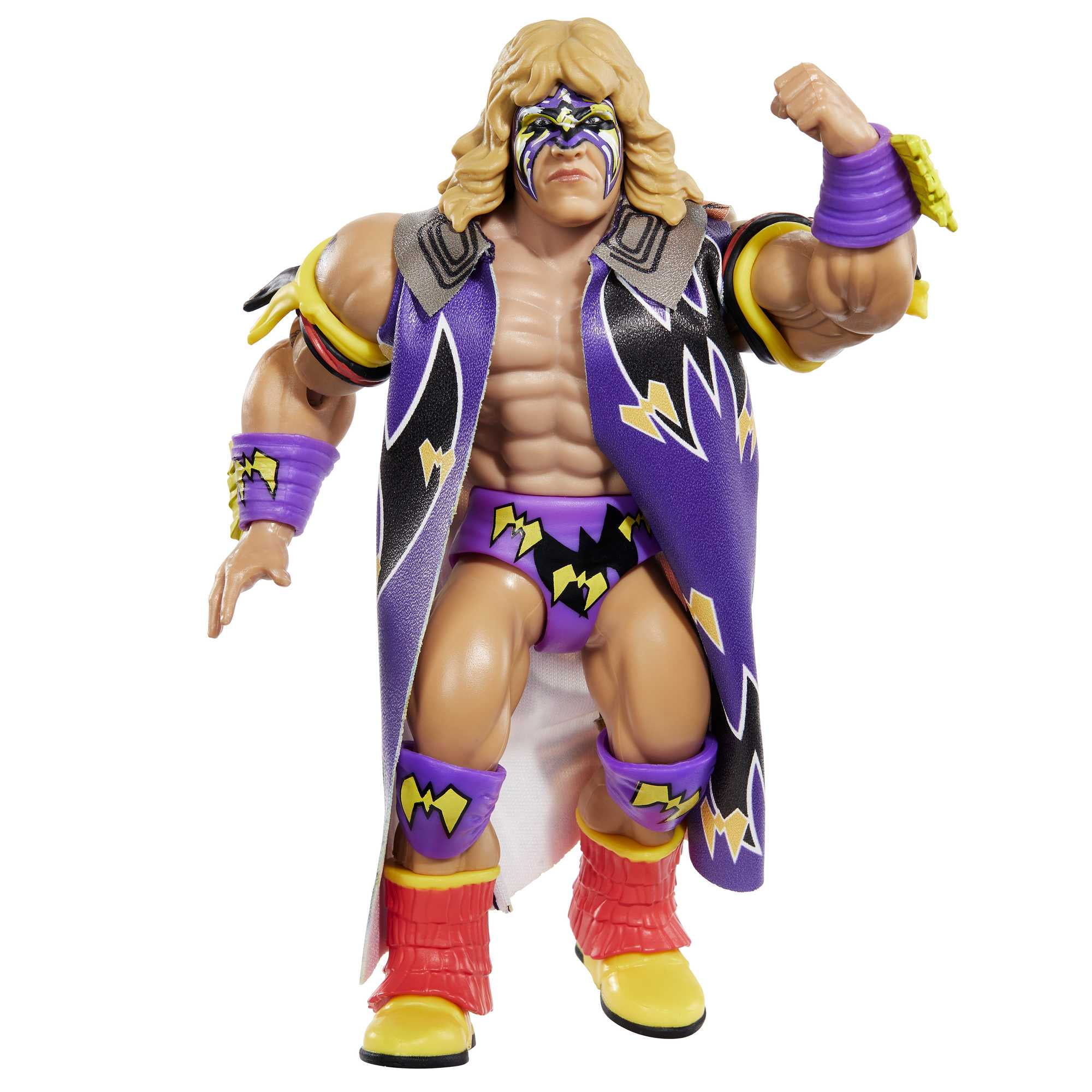 WWE Superstars Ultimate Warrior 80s Retro-Style Action Figure (Walmart Exclusive)