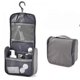 thumbnail image 1 of Foldable Clear Hanging Travel Toiletry Bag Cosmetic Organizer Storage Face Wash Kit Travel Portable Big Black Bag, 1 of 1