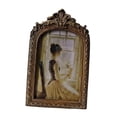 thumbnail image 3 of Marco de fotos antiguo decorativo para escritorio y pared, elegante y vintage con relieve. 19 cm x 12 cm, 3 of 9