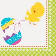 (3 pack) (3 Pack) Spring Chick Easter Beverage Napkins, 16ct