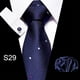 thumbnail image 1 of Corbata para hombre, traje formal, traje profesional a rayas, traje de verano, 1 of 6