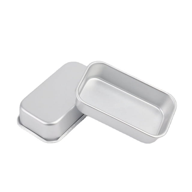 Molde para pasteles, molde para brownies, caja de ánodo de aleación de aluminio, molde rectangular para tostadas, molde para hornear para el hogar